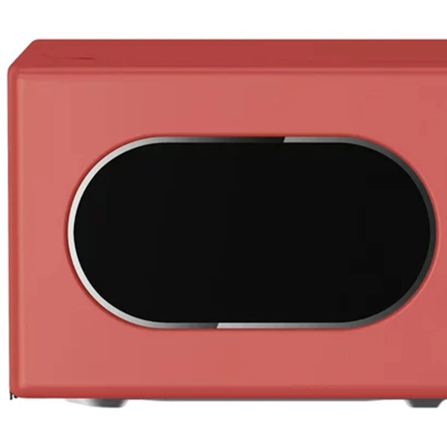 0.7 Cubic Feet 700 Watt Classic Retro Countertop Microwave, Red